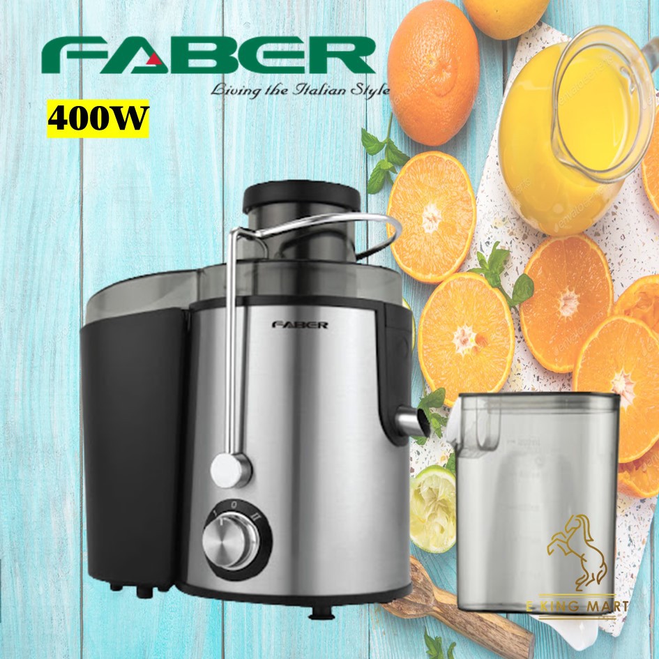 FABER Juice Extractor FJE 9480 Stainless Steel Body 400W Motor Pengisar
