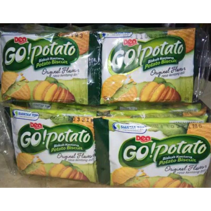 Go Potato Brio Go! Potato From Siantar Top Contents 20pcs X 10gr ...