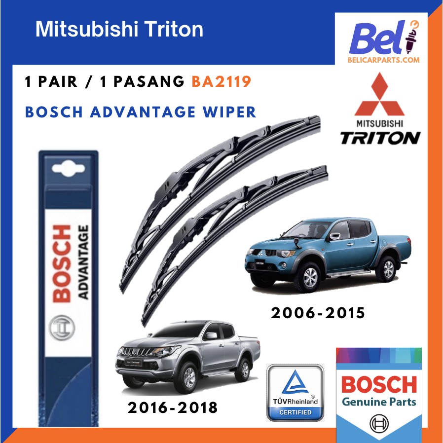 BOSCH WIPER ADVANTAGE WIPER BLADE 14 + 21 AXIA,BEZZA,ALMERA,ALTO