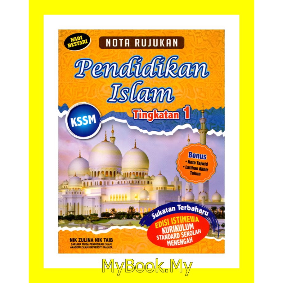 MyB Buku Rujukan/Nota : Pendidikan Islam KSSM Tingkatan 1 + Bonus Nota ...