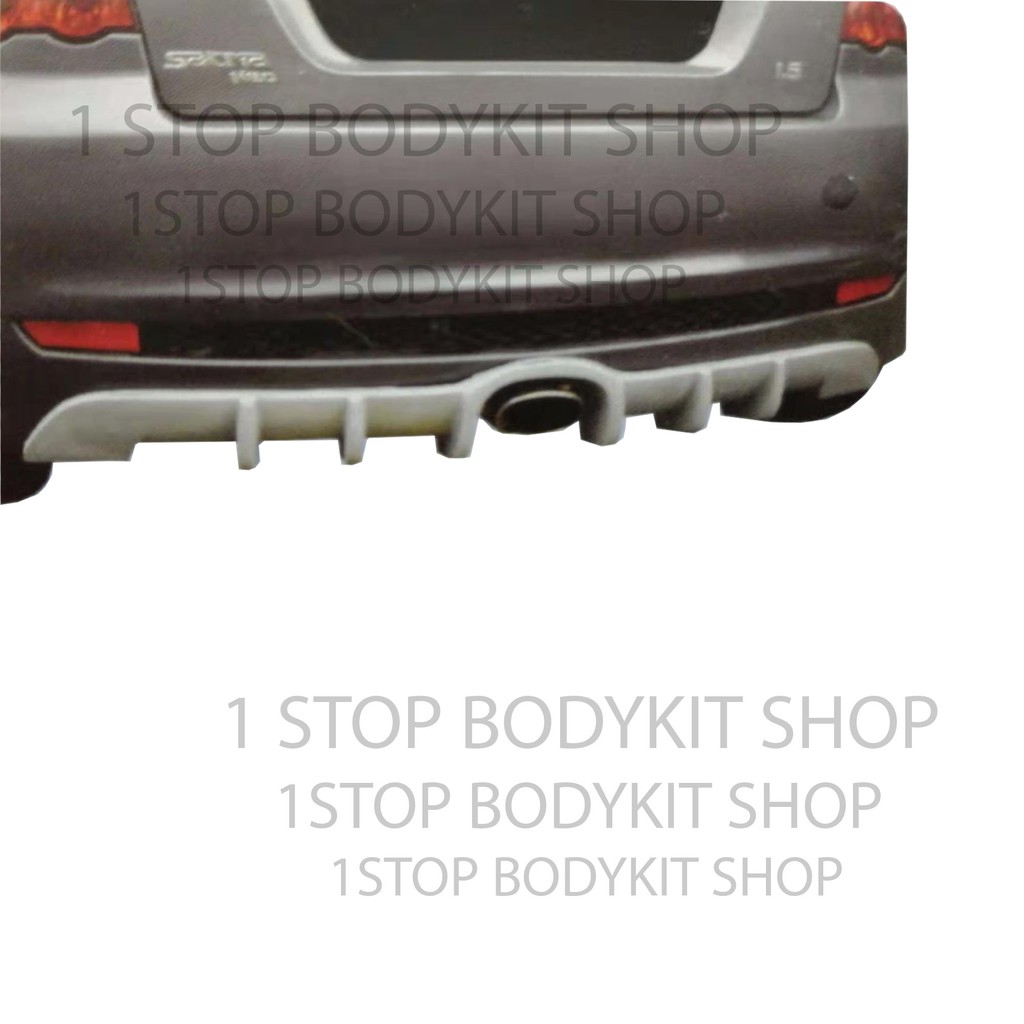 PROTON SATRIA NEO REAR DIFFUSER (R-3) POLYURETHANE (PU) SKIRT LIP ...