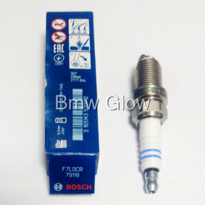 Bosch F7LDCR BMW E30 E36 E34 E39 M40 M43 M50 M52 2 Leg Spark Plugs ...