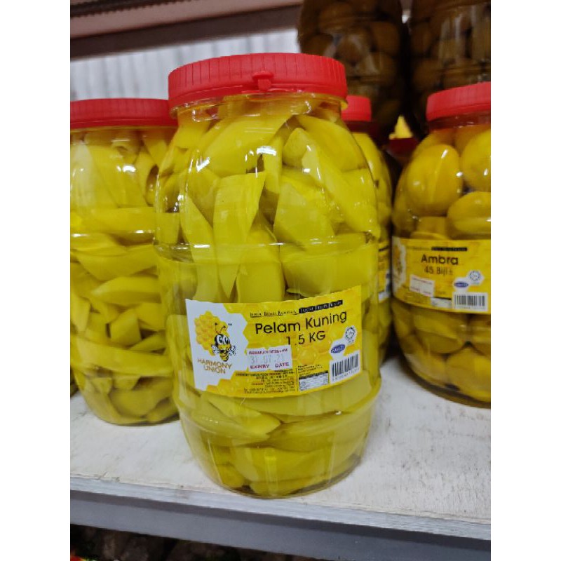 🔥JERUK MEMPELAM KUNING VIRAL MASAM MANIS 70 KEPING🔥 | Shopee Malaysia