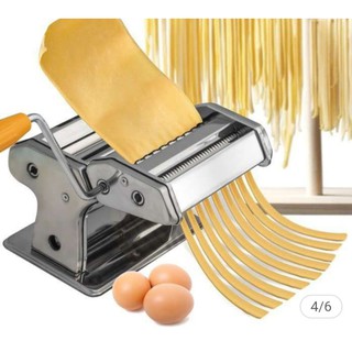 1 Set, Pasta Maker Machine, Stainless Steel Manual Noodles Press Machine  Pasta Maker, With Noodle Mould, Manual Hand Twist Pasta Maker, For Homemade  P