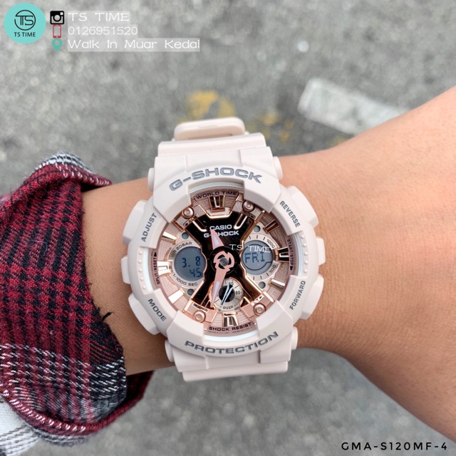 CASIO G SHOCK S SERIES Metallic Face GMA S120MF 4 GMA S120MF 4A