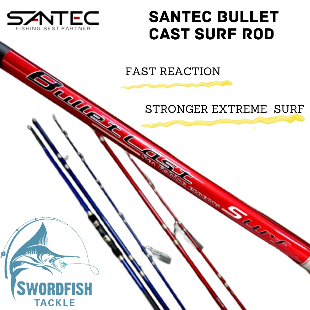 ROD, SANTEC BULLET CAST SURF ROD | Shopee Malaysia
