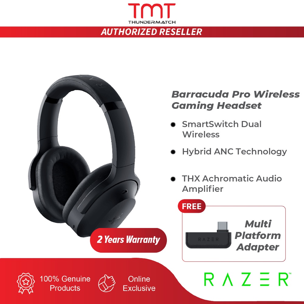 Razer Barracuda Pro / Barracuda / Barracuda X Wireless Multi-Platform ...