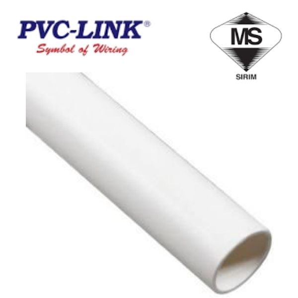 32mm Pvc-Link Wiring Pvc Conduit Pipe White 4.5ft | Shopee Malaysia