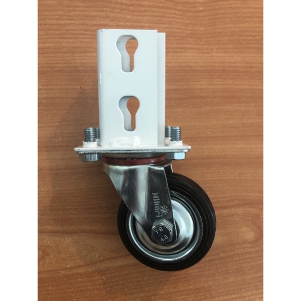 Boltless Rack Castor (3”= 75mm wheel) Storage Rack Wheel/Yellow Blue