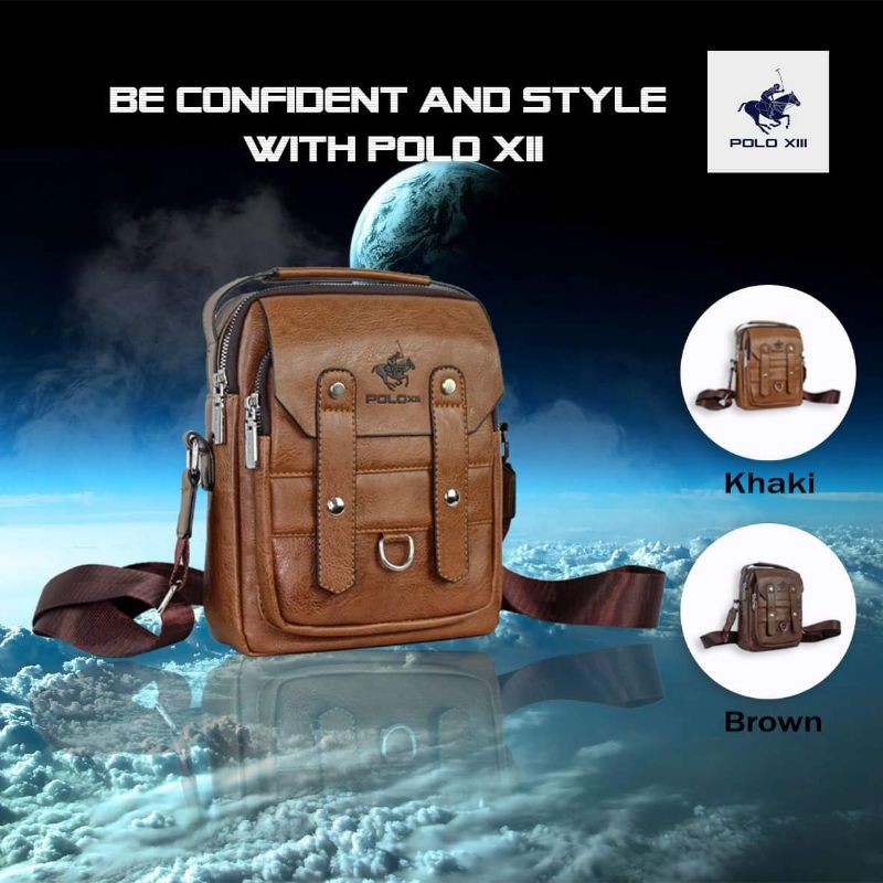 Travel Sling Bag ( Leather ) Shopee Malaysia