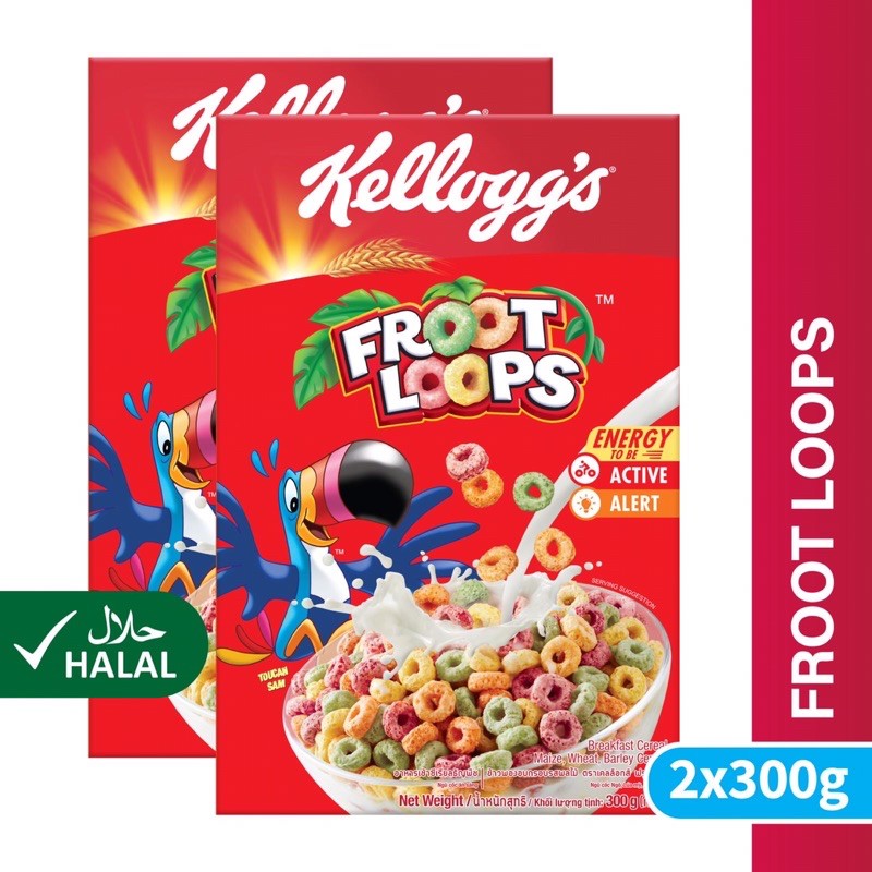 Kellogg's Froot Loops (300g x 2) | Shopee Malaysia