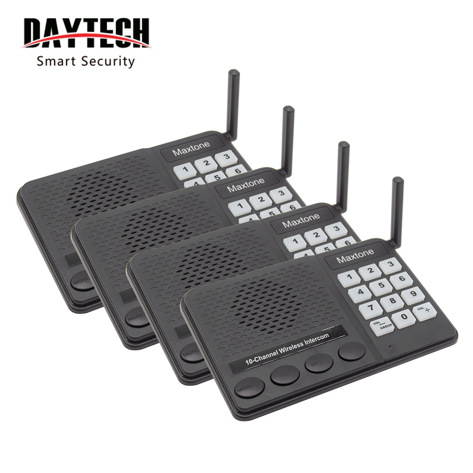 Daytech Wireless Intercom System Wireless Intercom System 10 Channel ...