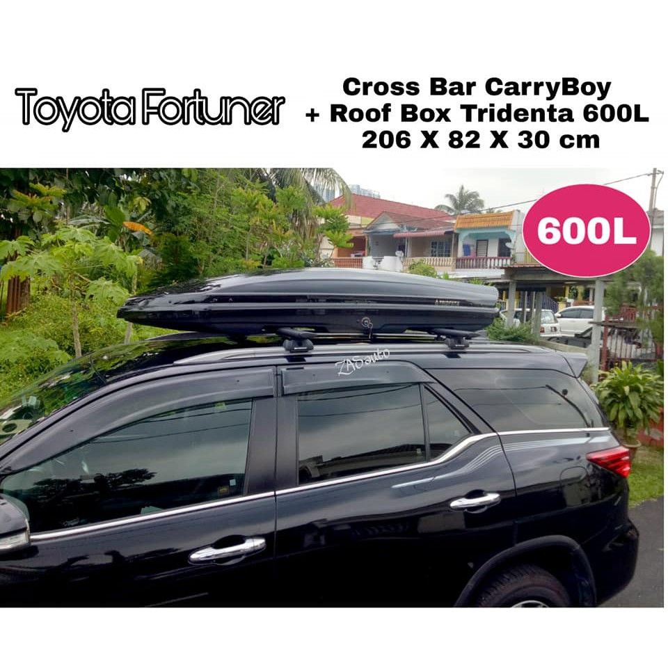 Toyota Fortuner Rooftop Roof Cargo Box Bar Carrier Shopee Malaysia