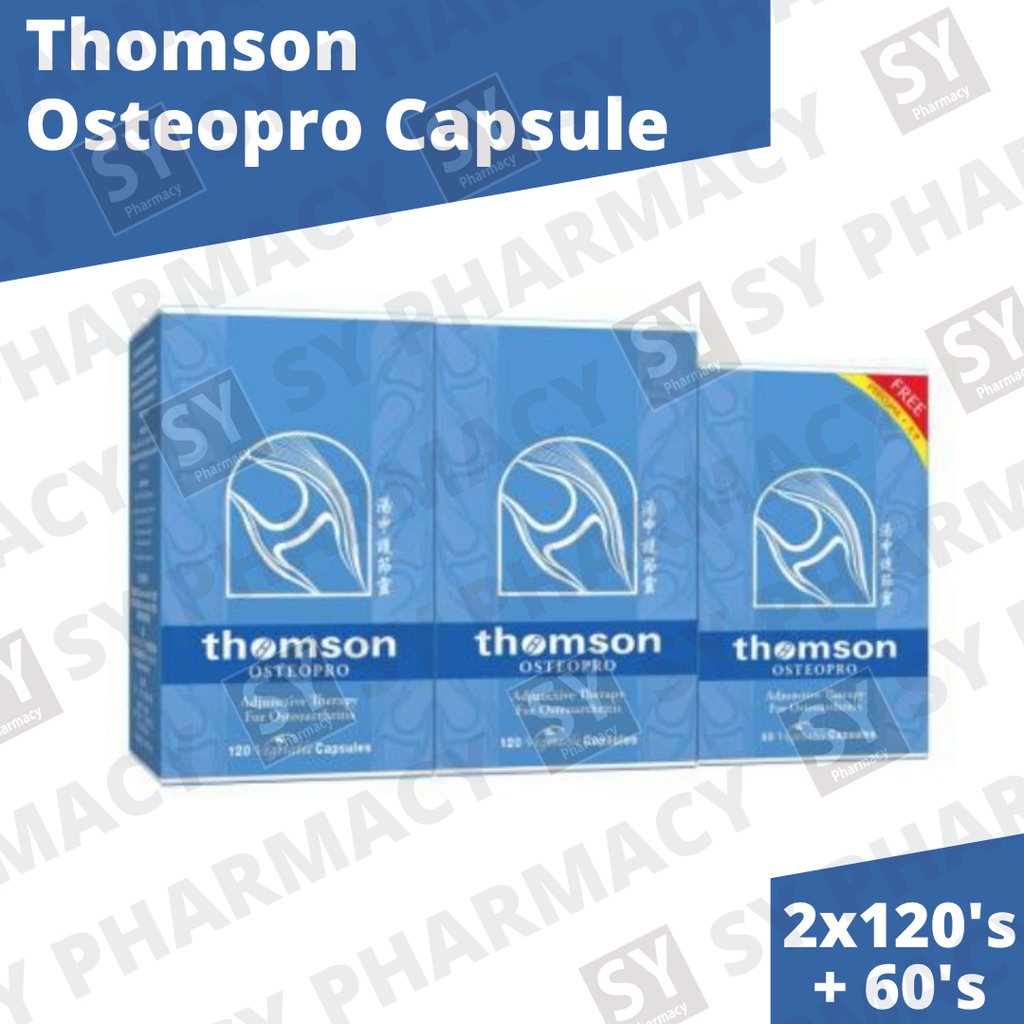 Thomson Osteopro 汤申护节灵 2x120's+60's (Exp: 01/2027) | Shopee Malaysia