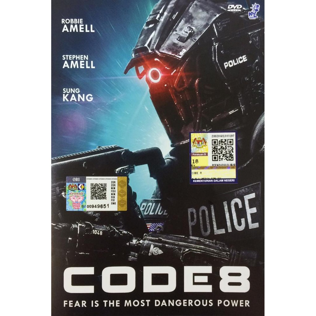 English Movie Code 8 DVD 2019 Shopee Malaysia