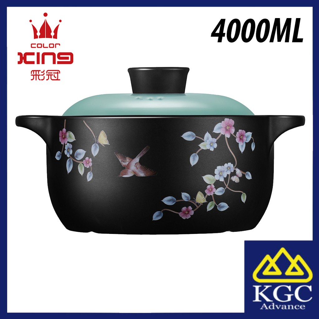 Color King Stock Pot Ceramic Healthiest Cookware (4000ml) | Shopee Malaysia