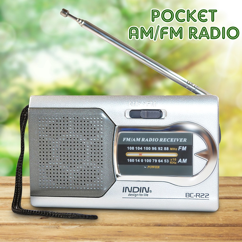 Mini AM/FM Radio World Receiver Slim Pocket Antenna Radio World ...