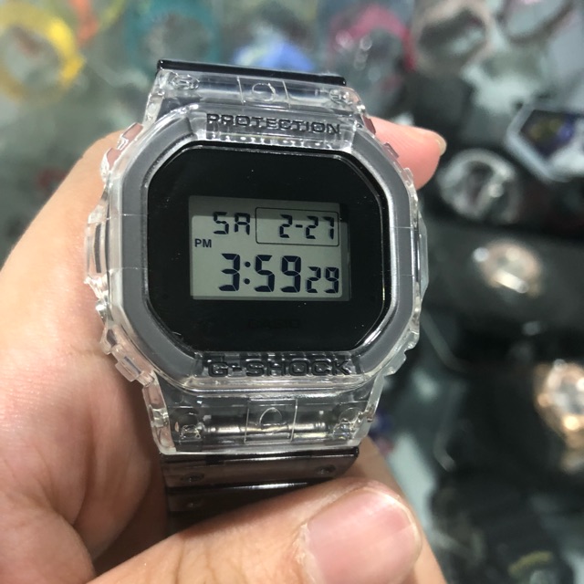 Casio G Shock Semi Transparent DW 5600SK Shopee Malaysia