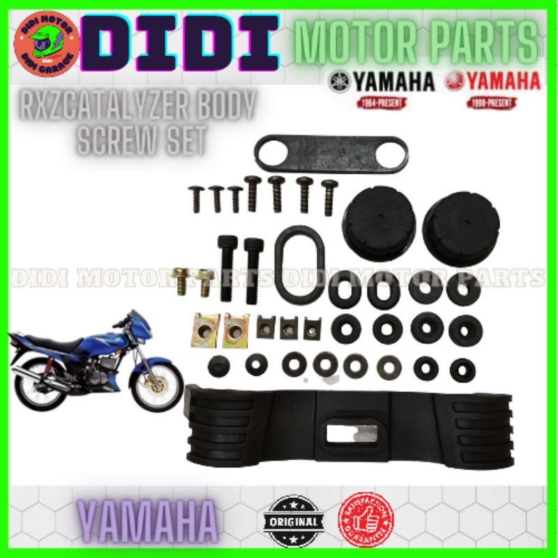 Rxz Catalyzer 5pv Body Rubber Screw Cover set，Getah Body Skru Cover Set ...
