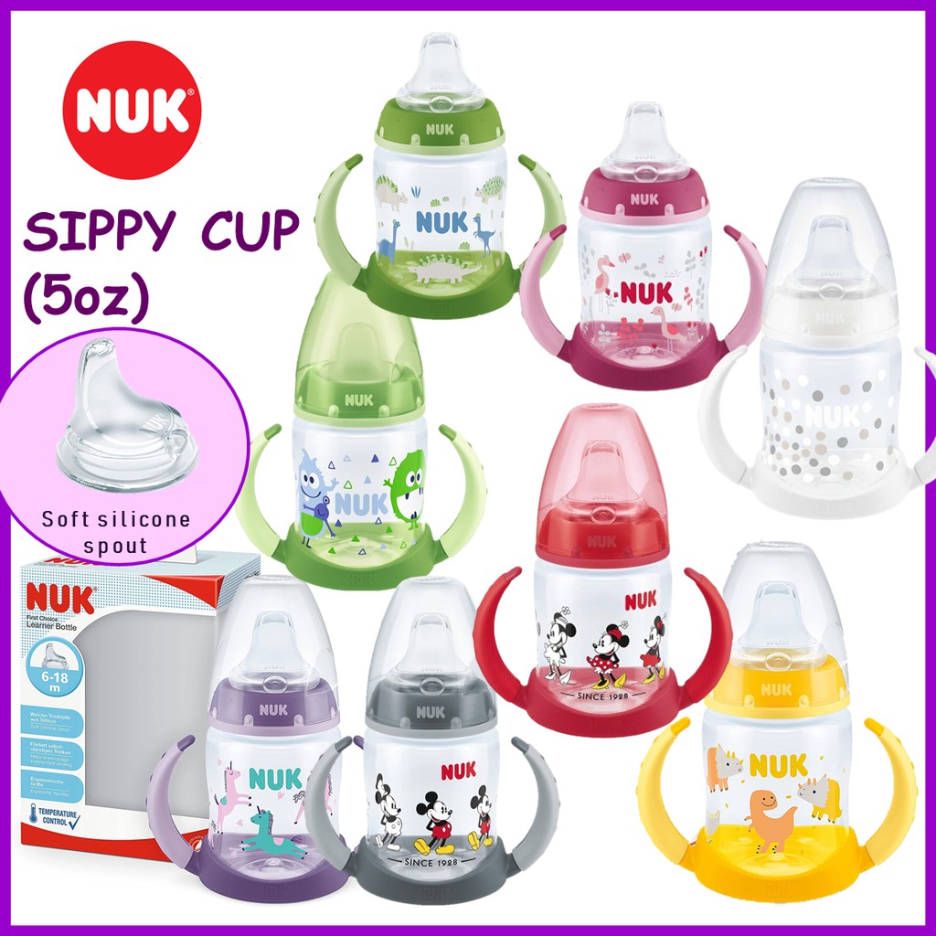 NUK First Choice Sippy Cup With Silicone Spout Learner Training Cup