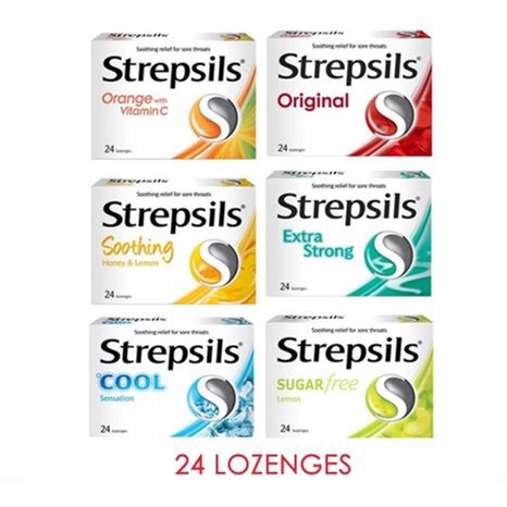 Strepsils Sore Throat Lozenges 24's Assorted Flavours | Shopee Malaysia