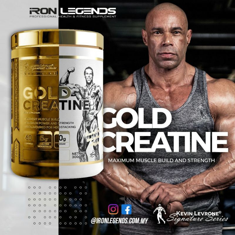 Creatine Powder Gold Creatine Kevin Levrone | Shopee Malaysia