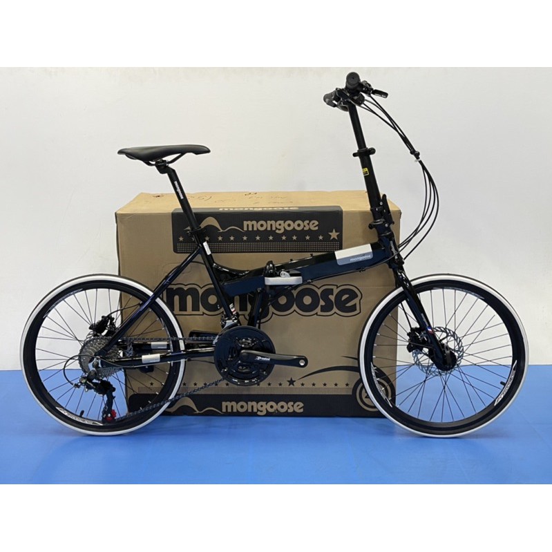 MONGOOSE ALLOY FOLDING BIKE 27 SPEED SHIMANO SENSAH GEARS WITH HYDRAULIC BRAKES