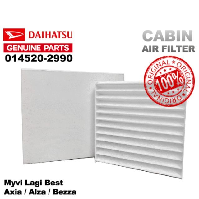 AIR COND CABIN FILTER DAIHATSU PERODUA MYVI LAGI BEST /MYVI NEW /ALZA