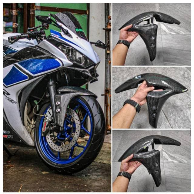 Front FENDER R1 UNIFERSAL Carbon KEVLAR FRONT FENDER Carbon FRONT ...