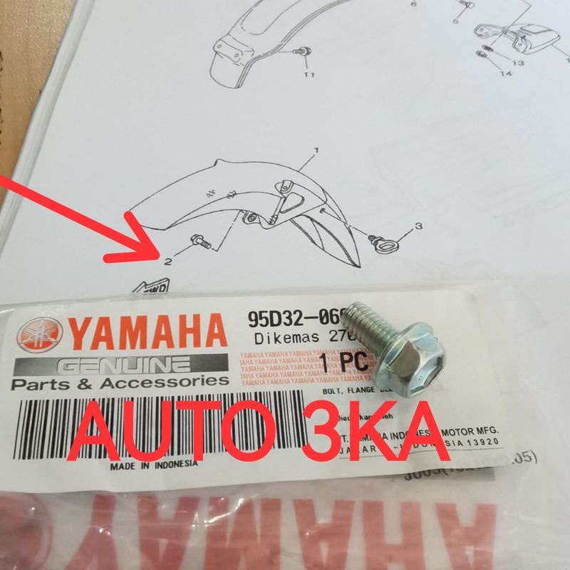 Original ORIGINAL RXKING RXS RXZ RX KING FRONT SPAKBOR BOLT | Shopee ...