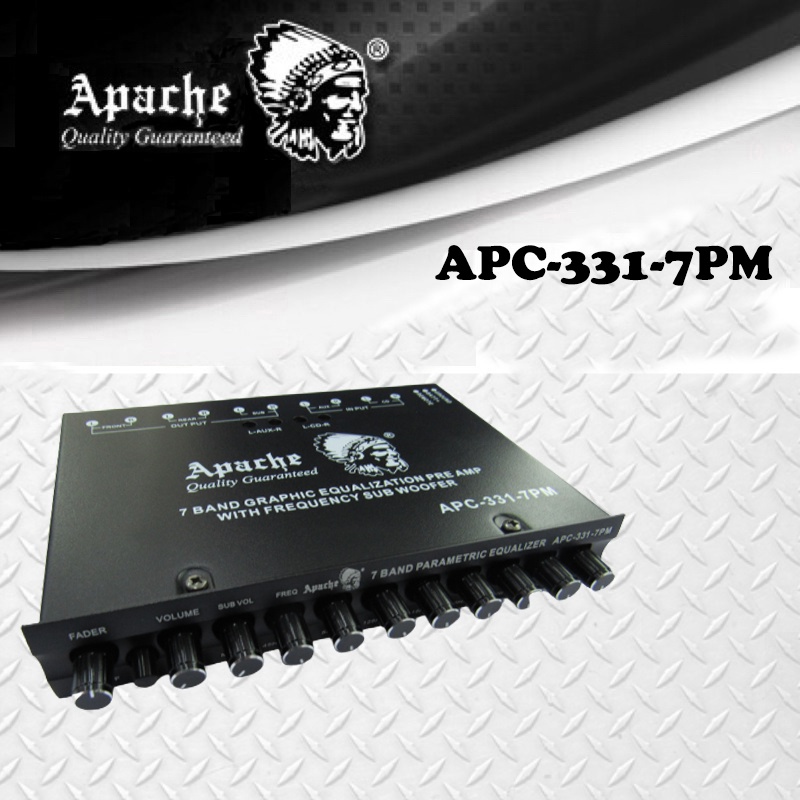 APACHE BIG POWER 7 BAND PRE AMP PARAMETRIC EQUALIZER Shopee Malaysia