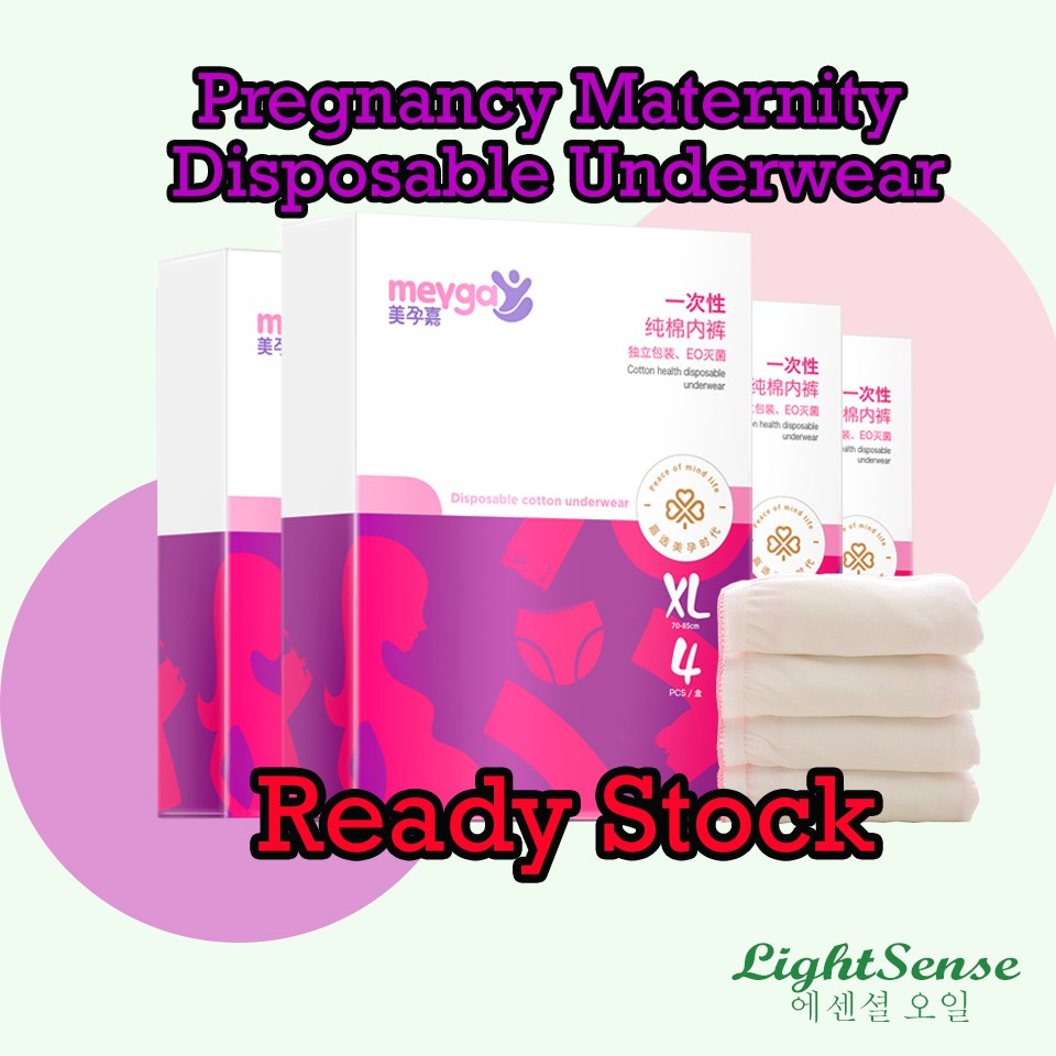 Meyga Pregnancy Maternity Cotton Disposable Underwear / Panties