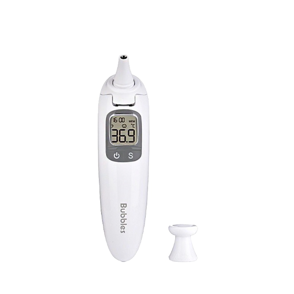 Bubbles 2 in 1 Ear And Forehead Thermometer With Fever Alarm / Back