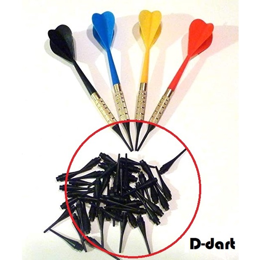 House dart Bar dart replacement tip Black 50/100pcs Use for all