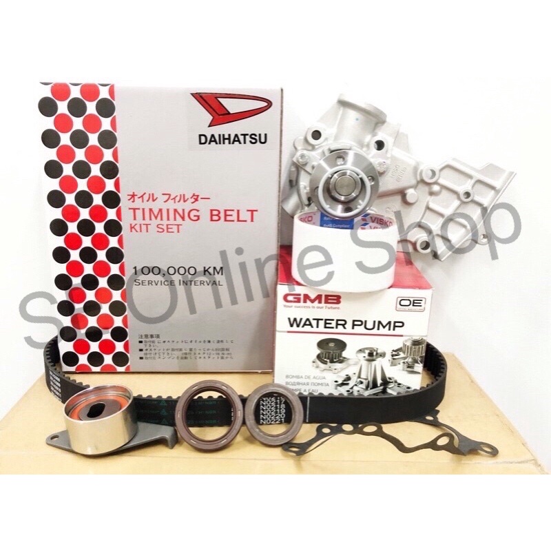 Perodua Kelisa,Kenari,Viva 1.0,Myvi 1.0 Timing Belt Kit Set(111YU25) GMB Water Pump Kelisa