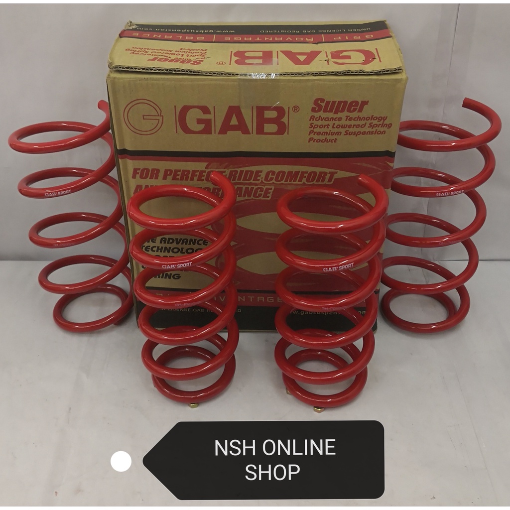 GAB Sport Coil Spring for Proton Exora CPS & Exora Bold (1Set=4pcs ...