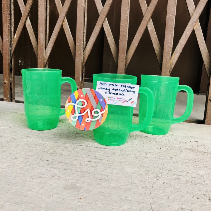 Plastic Beer Cup/Cup With Handle (G) Shopee Malaysia