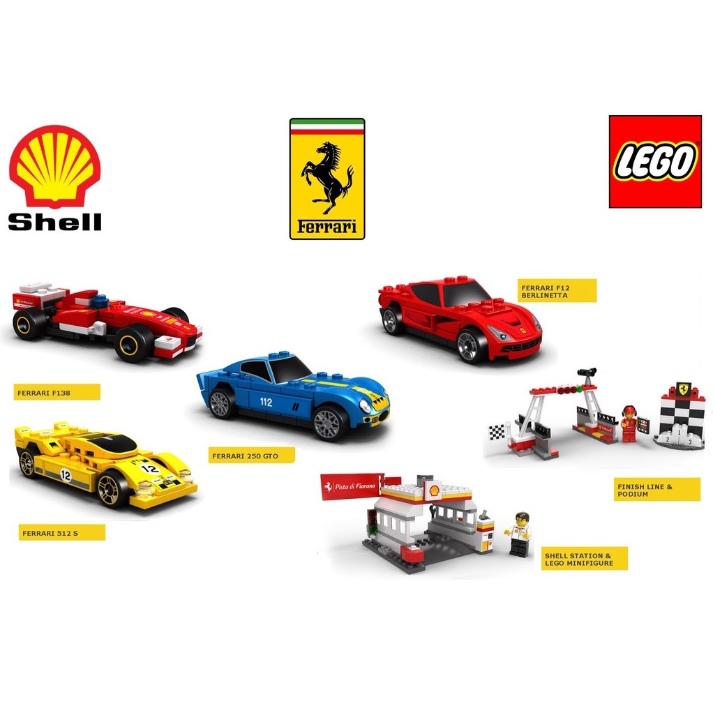 Lego store ferrari shell