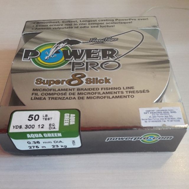 Power Pro Super Slick 30lb. - Aqua