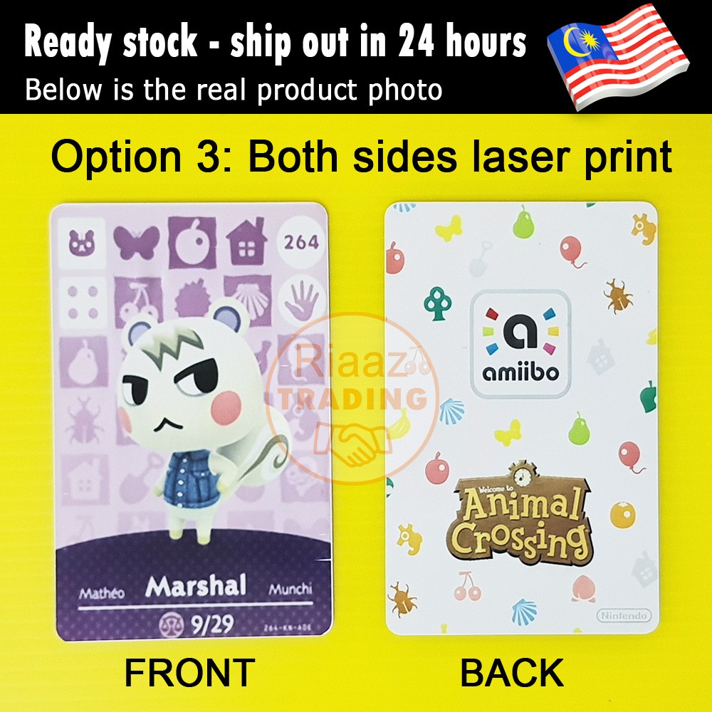 Villager Amiibo Marshal Animal Crossing Acnh Marshal Marshal