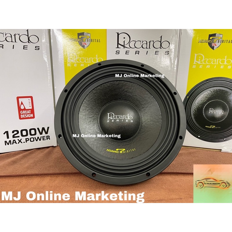 Adams Digital Riccardo Series 12 Inch Double Magnet Double Coil ...