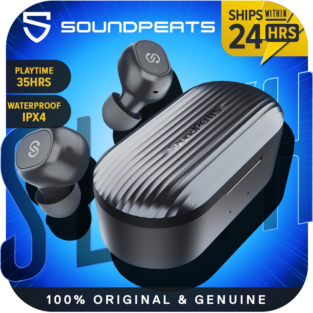 SoundPEATS TrueFree True Wireless Earbuds BT5.0 with Mic 35Hrs Playtime