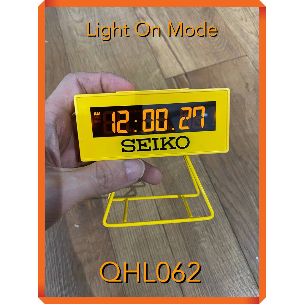 ORIGINAL SEIKO Digital Timer Calendar Beep Alarm Clock QHL062