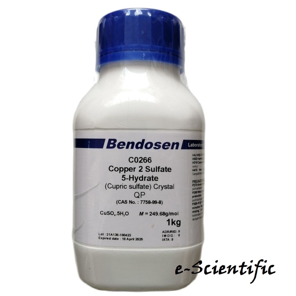 Copper (II) Sulfate Copper (II) Sulphate, 1kg BENDOSEN Shopee Malaysia