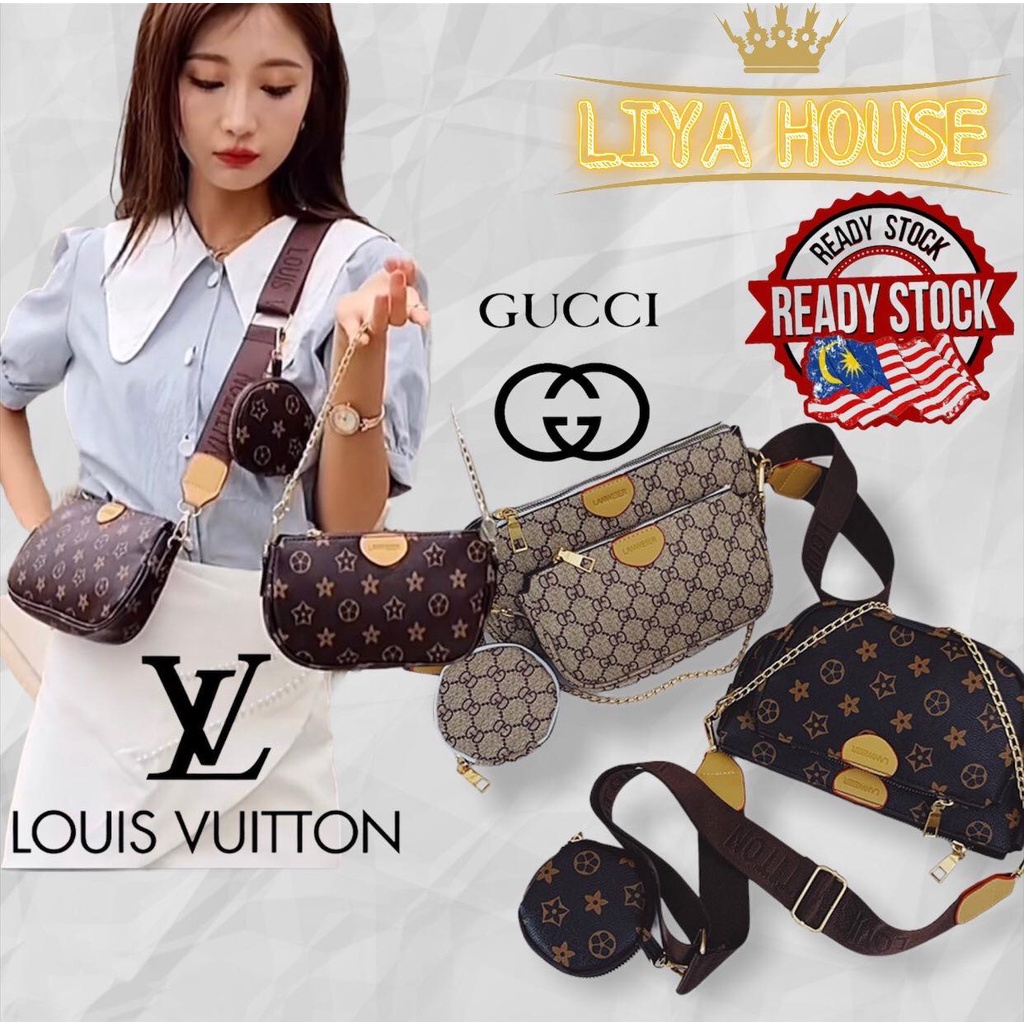 READY STOCK Luxury Women Handbag Crossbody Shoulder Bag Tote Hobo