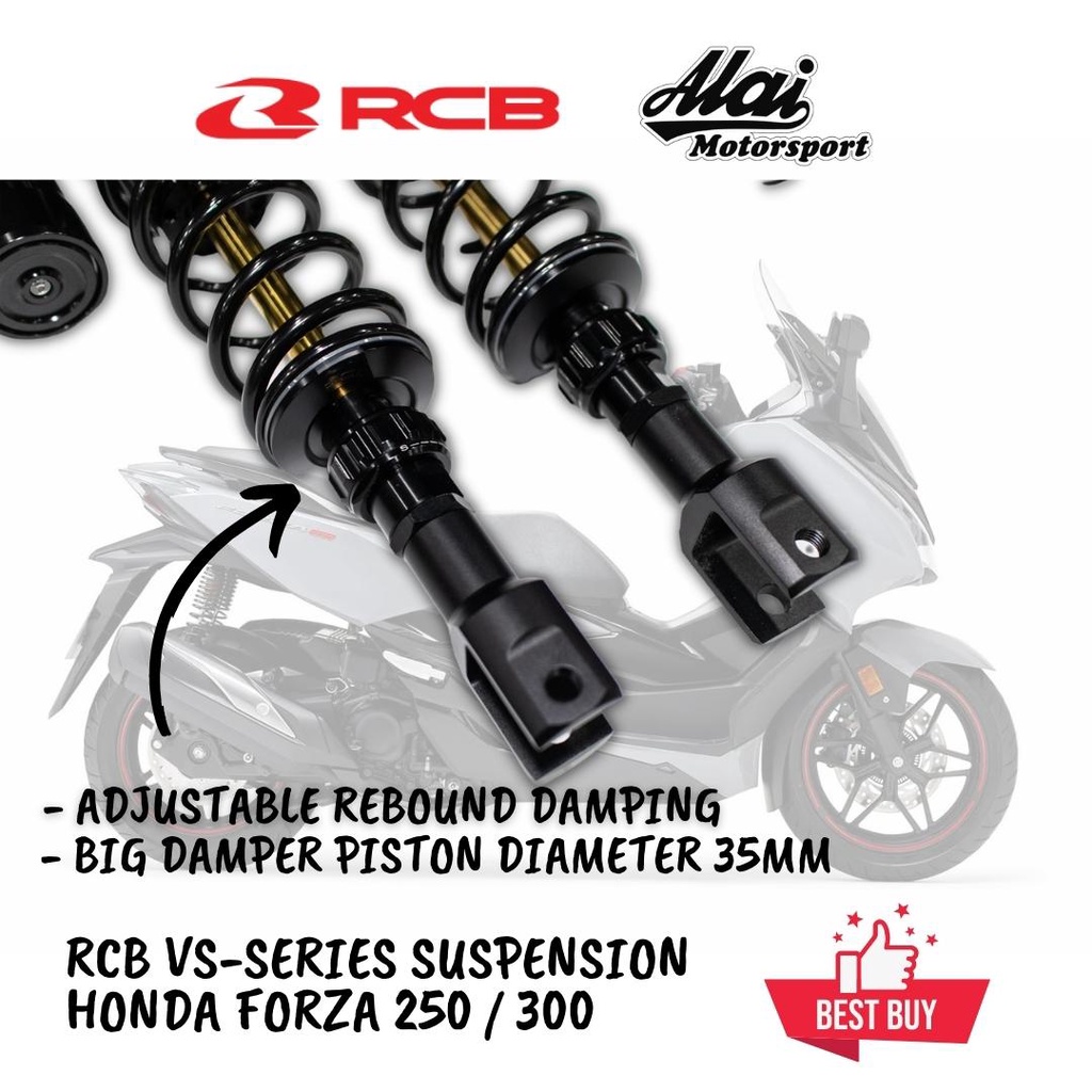 Honda Forza 250 / 300 RCB VS SERIES SUSPENSION | Shopee Malaysia