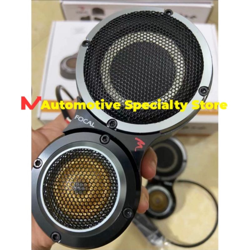 FOCAL 3.5 MIDRANG & 2 TWEETER SPEAKER SET MYVI ALZA TOYOTA FOCAL FULL