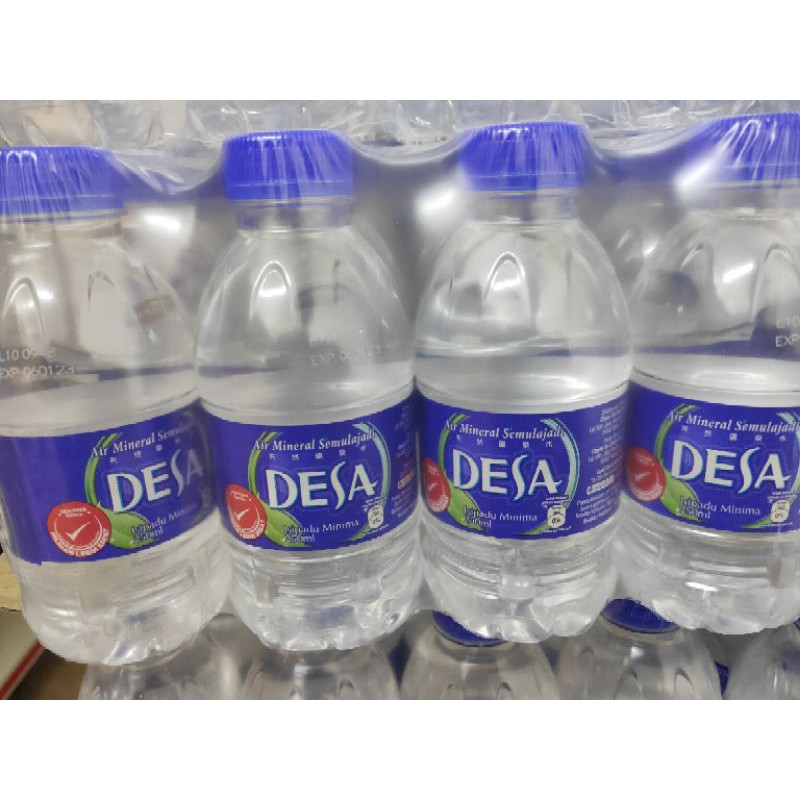 Desa Mineral Water (250ml x 12 botol) & Satu Bill limit 4 carton only