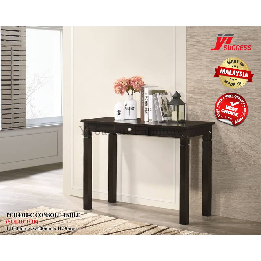 Yi Success Modern Black Console Table 1 Drawer Console Table 3