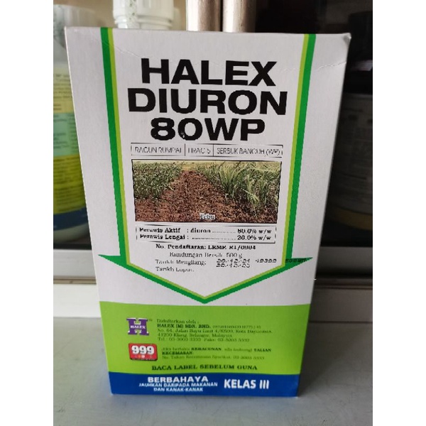 500g Halex Diuron 80wp Sama Dengan Hextar Diuron Racun Rumput Sambau